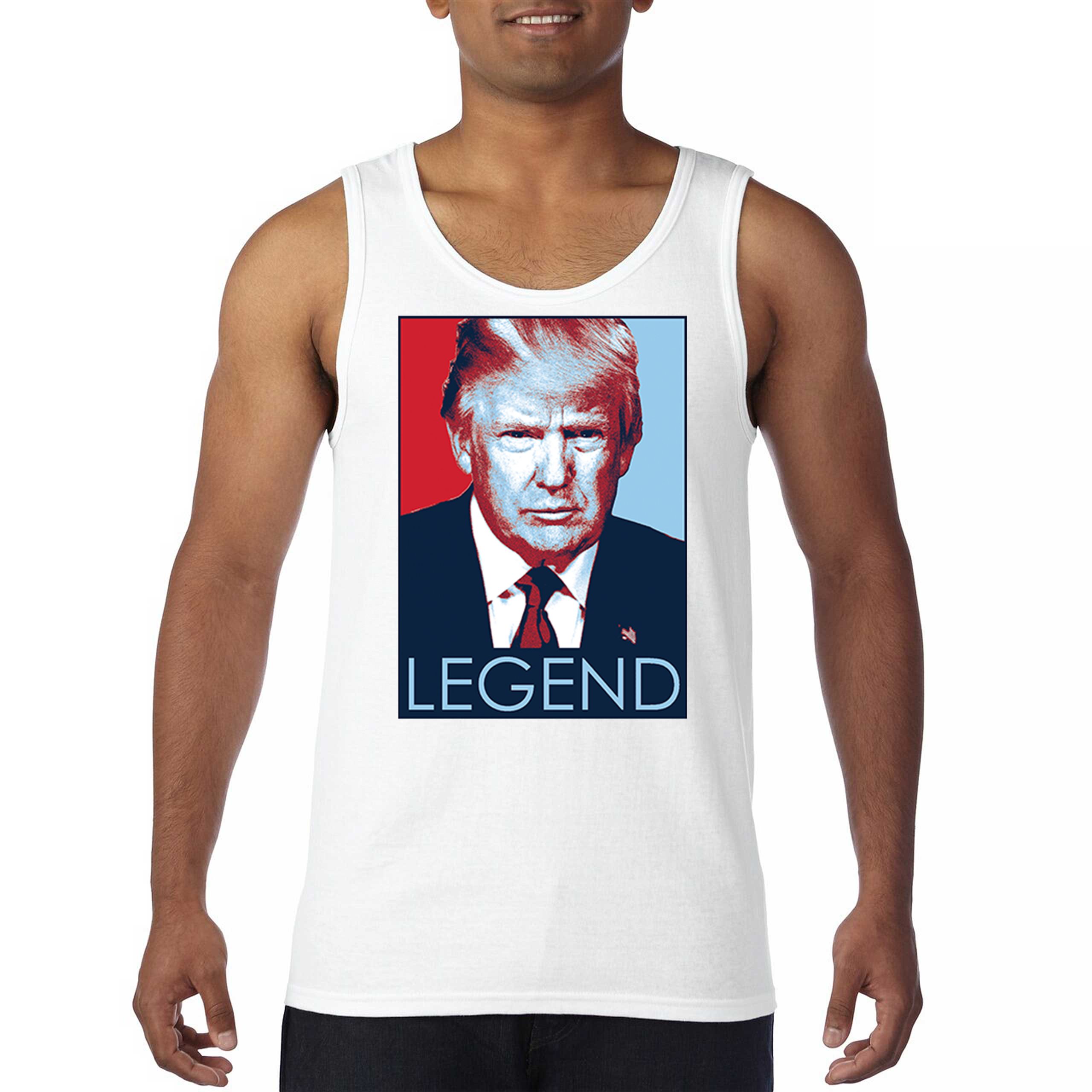 Donald Trump the Legend Tank Top President MAGA Make America First Men's Top - Picture 23 of 43