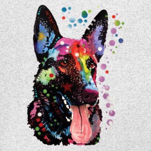 Dean Russo Deutscher Schäferhund T-Shirt Bunt Hund Beste Freundin Herren Tee - Bild 67 von 113