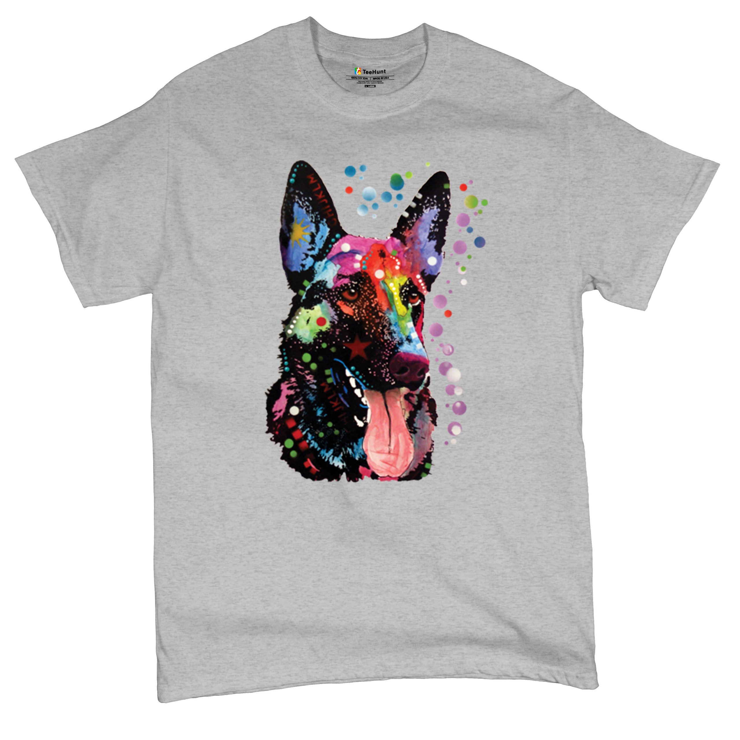 Dean Russo Deutscher Schäferhund T-Shirt Bunt Hund Beste Freundin Herren Tee - Bild 13 von 113