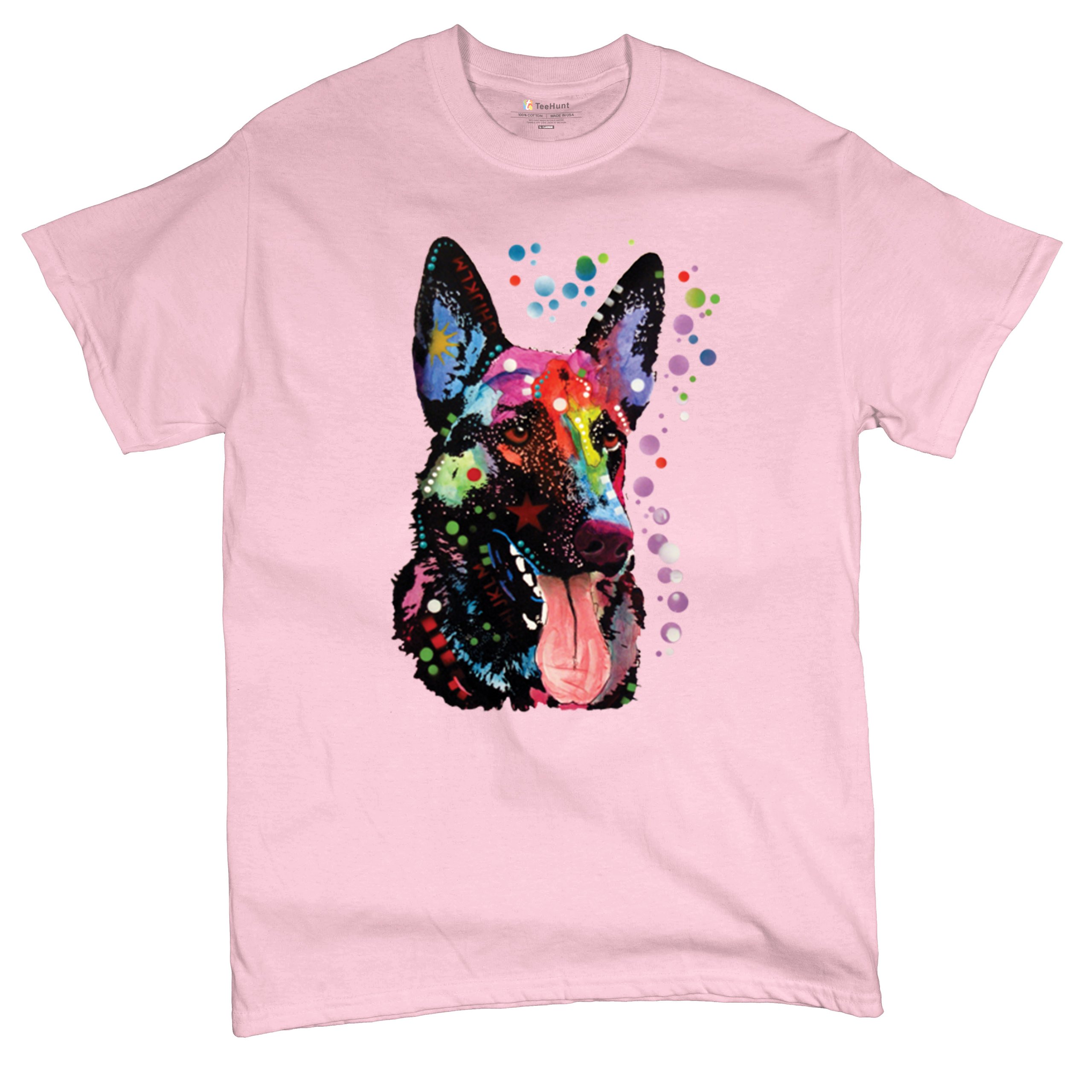 Dean Russo Deutscher Schäferhund T-Shirt Bunt Hund Beste Freundin Herren Tee - Bild 90 von 113