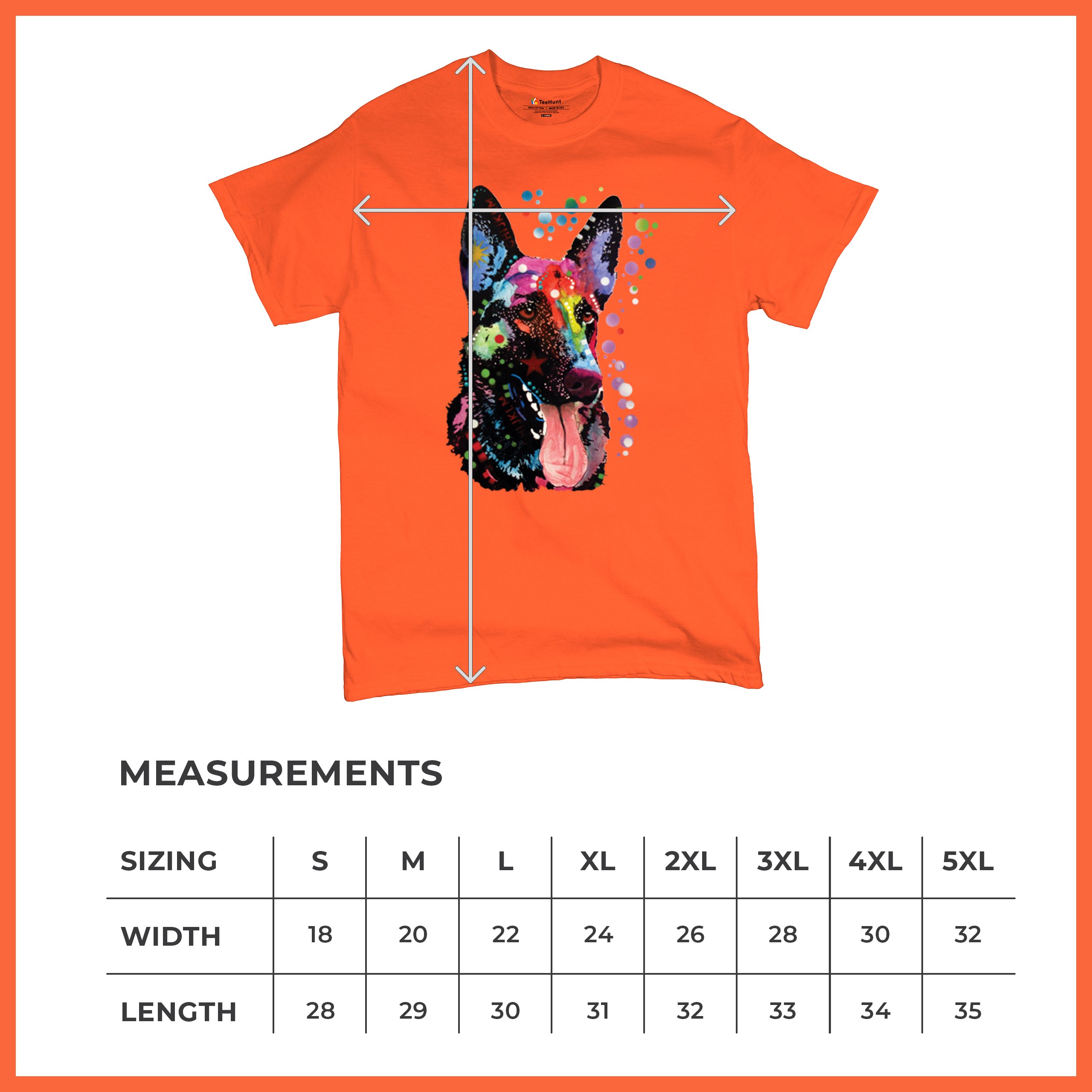 Dean Russo Deutscher Schäferhund T-Shirt Bunt Hund Beste Freundin Herren Tee - Bild 22 von 113