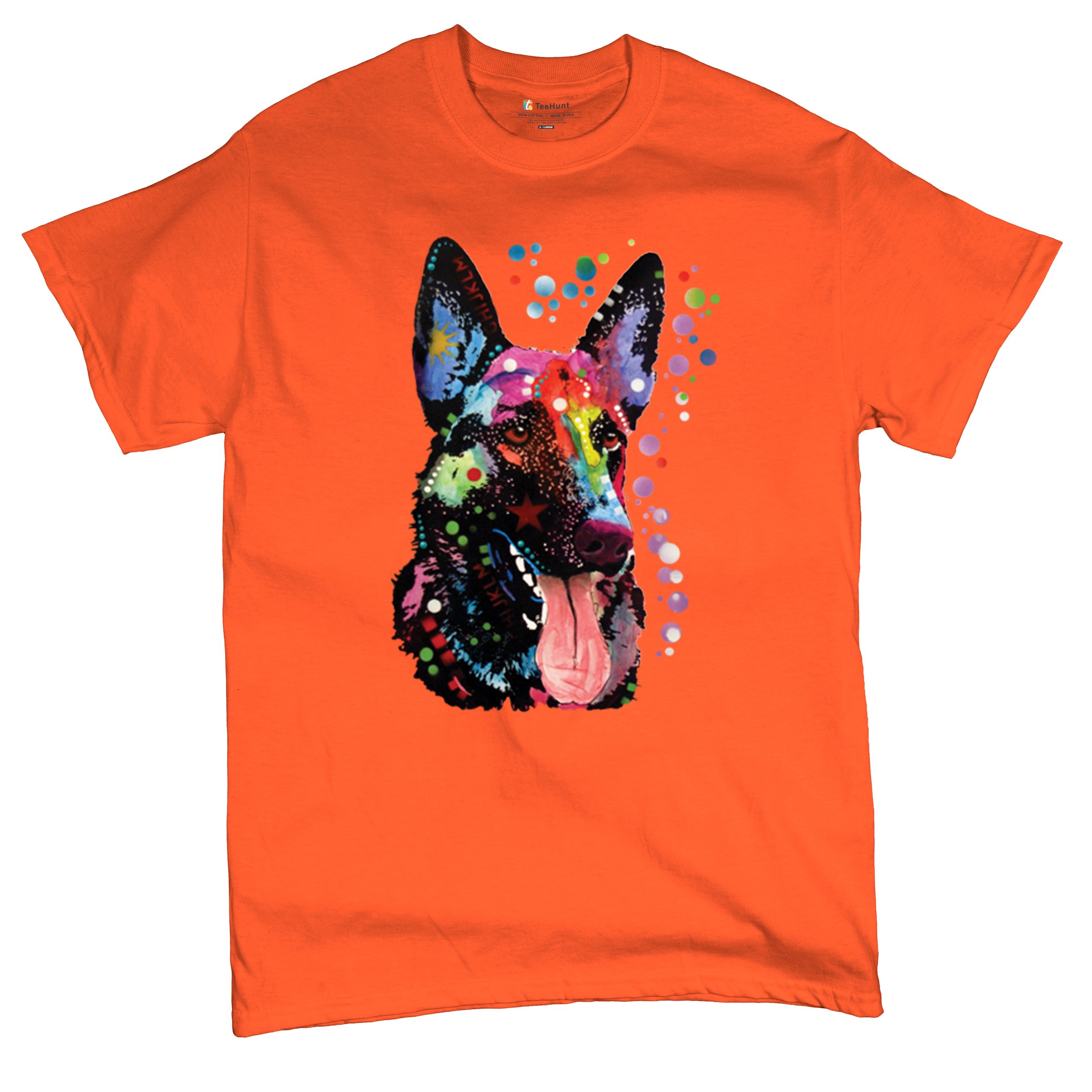 Dean Russo Deutscher Schäferhund T-Shirt Bunt Hund Beste Freundin Herren Tee - Bild 20 von 113