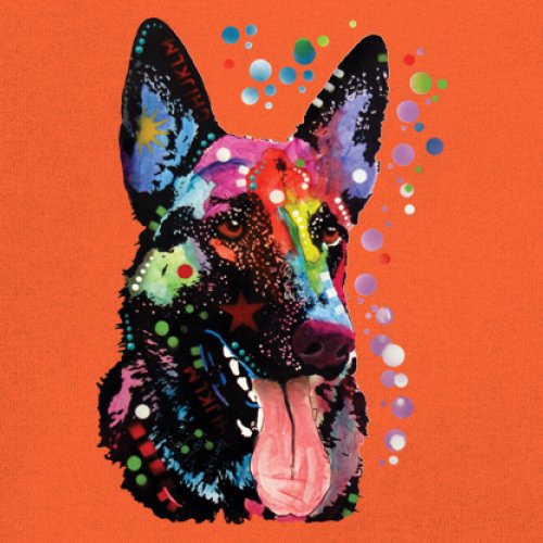 Dean Russo Deutscher Schäferhund T-Shirt Bunt Hund Beste Freundin Herren Tee - Bild 18 von 113