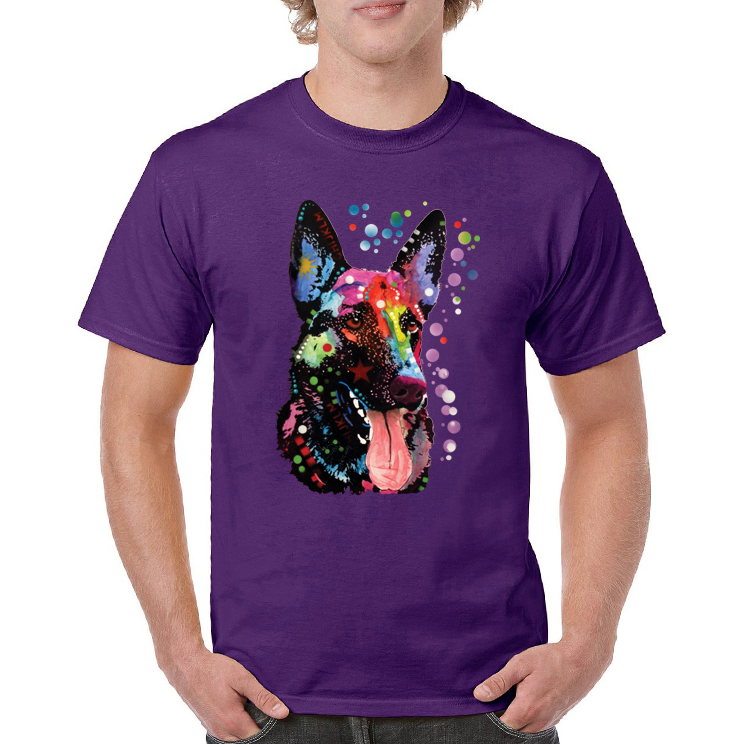 Dean Russo Deutscher Schäferhund T-Shirt Bunt Hund Beste Freundin Herren Tee - Bild 30 von 113