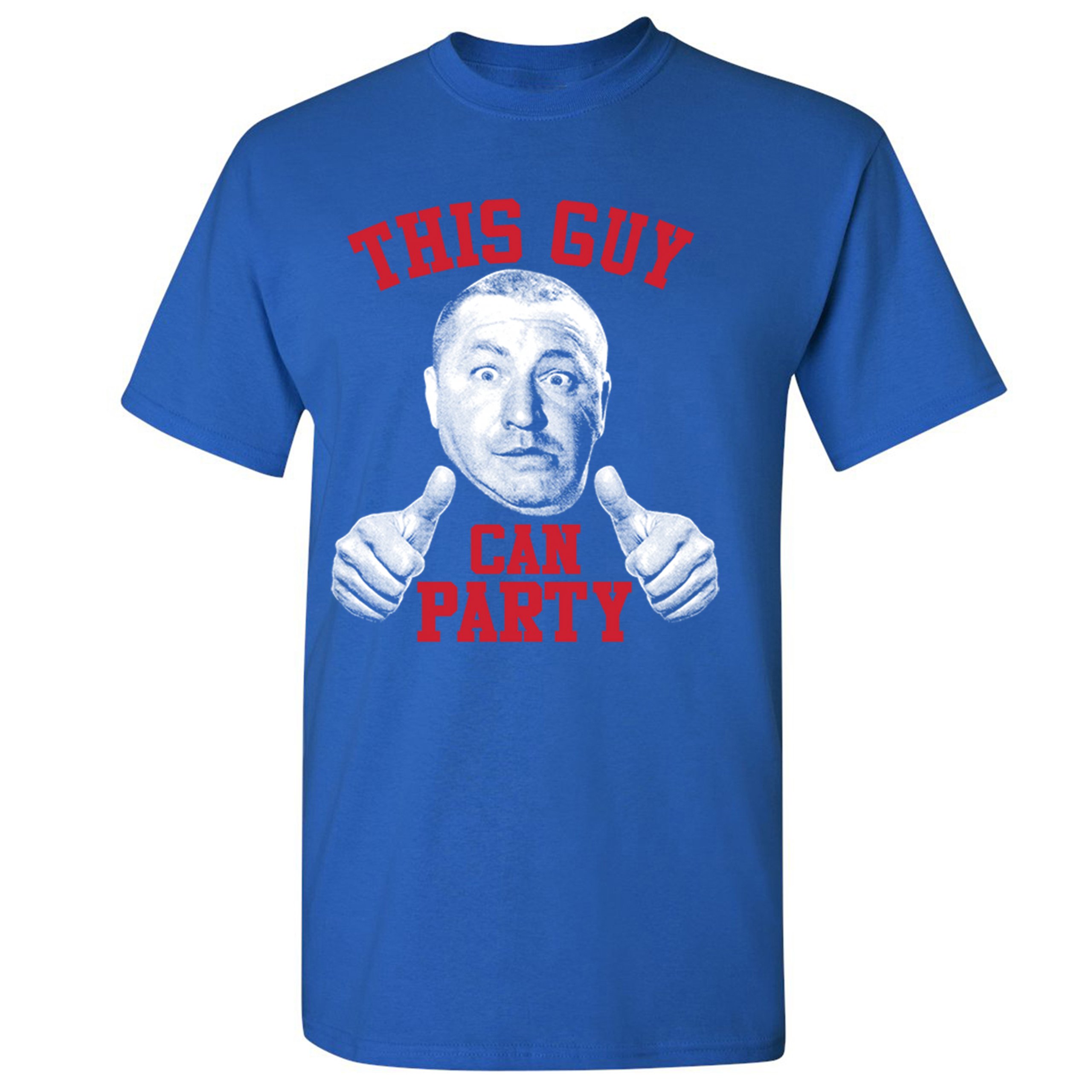 This Guy Can Party T-shirt Curly Howard The Three Stooges Men's Tee - Picture 39 of 45