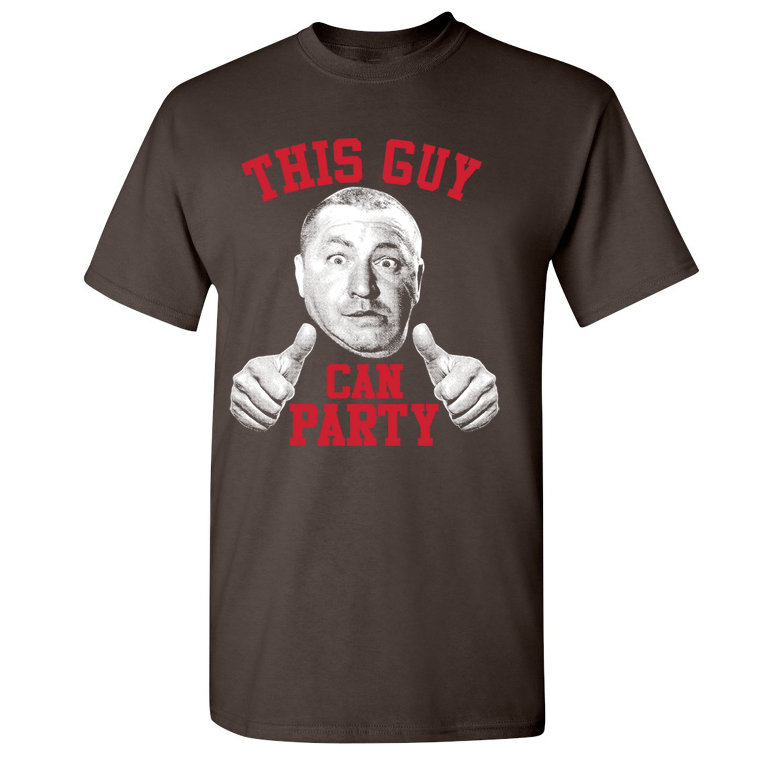 This Guy Can Party T-shirt Curly Howard The Three Stooges Men's Tee - Picture 27 of 45