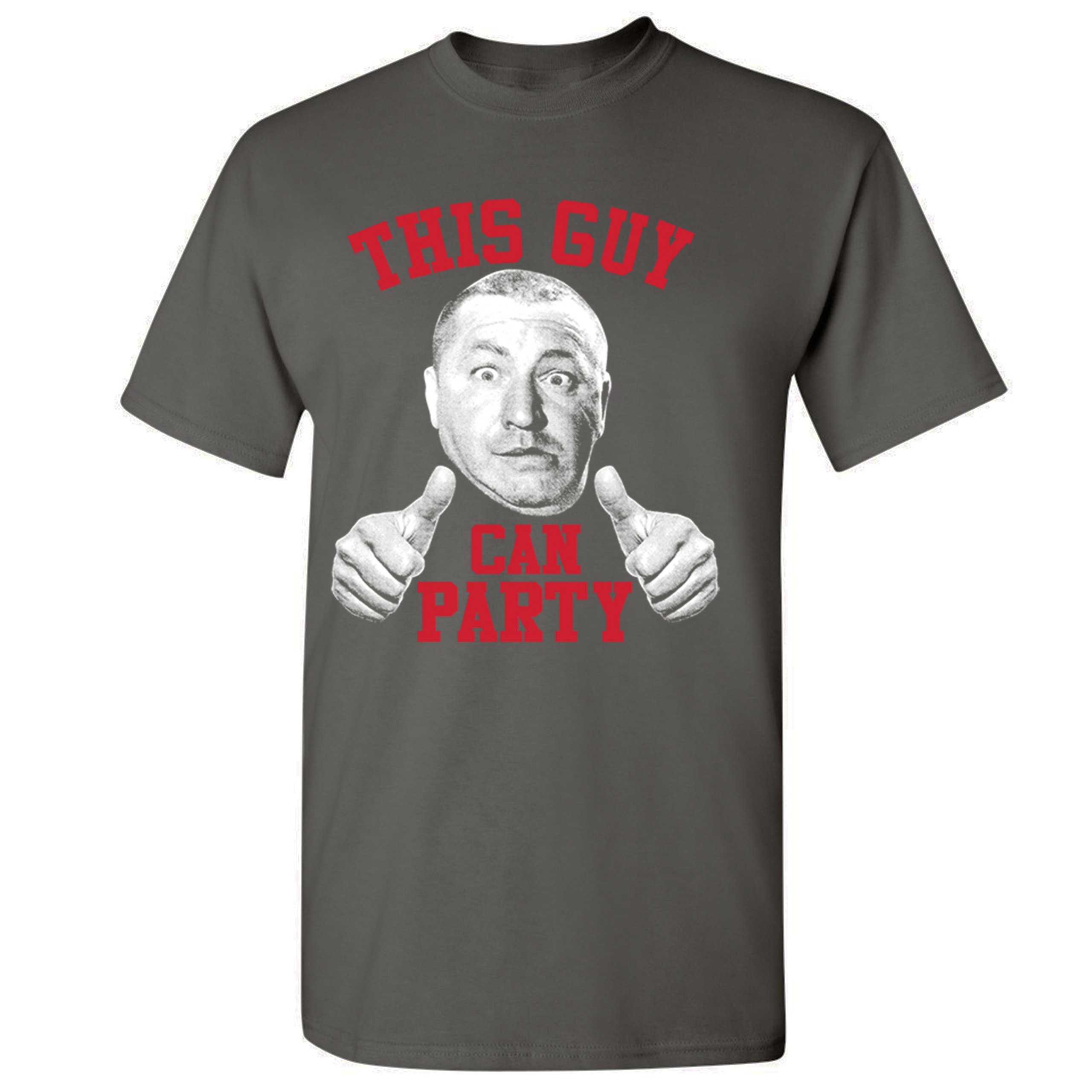 This Guy Can Party T-shirt Curly Howard The Three Stooges Men's Tee - Picture 31 of 45