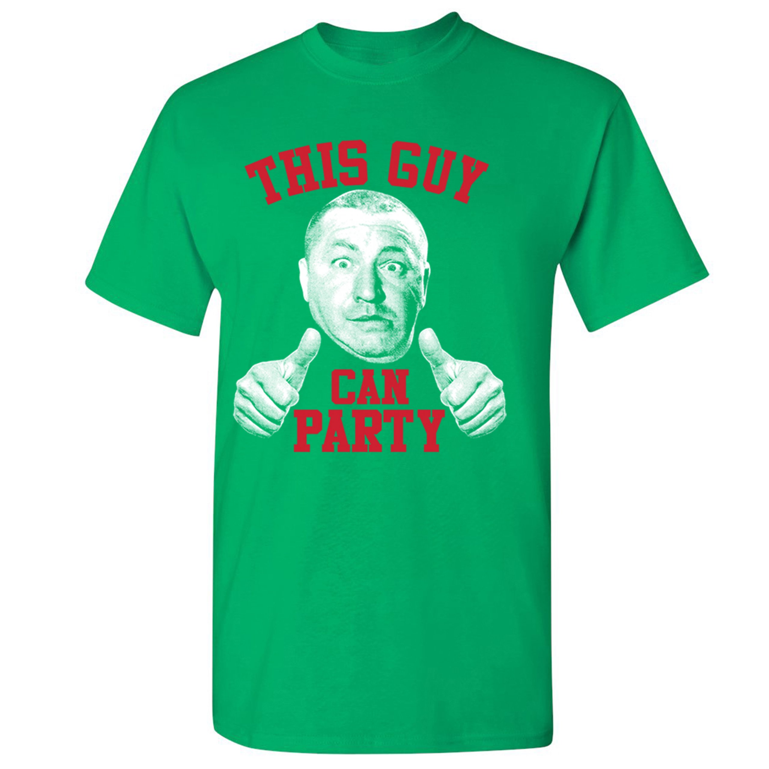 This Guy Can Party T-shirt Curly Howard The Three Stooges Men's Tee - Picture 23 of 45