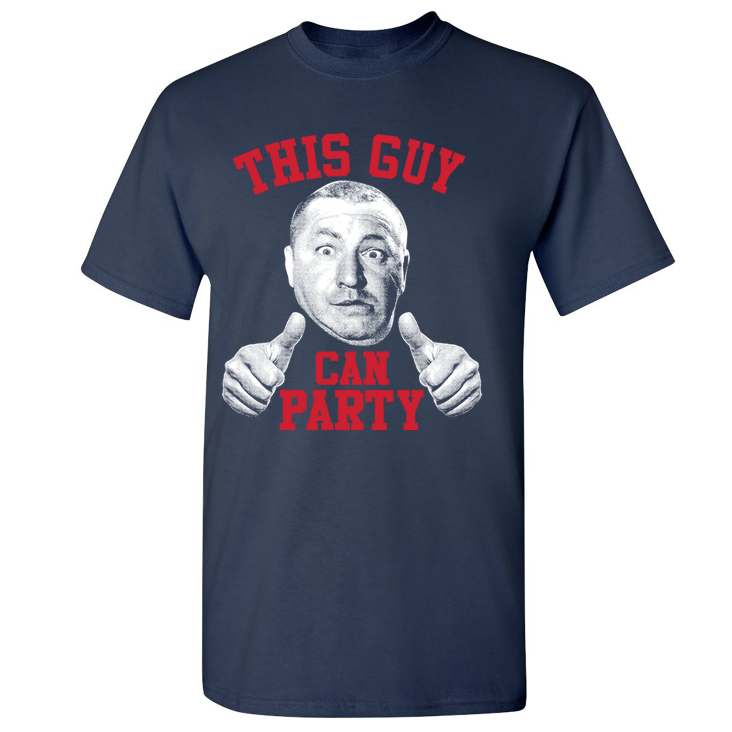 This Guy Can Party T-shirt Curly Howard The Three Stooges Men's Tee - Picture 19 of 45