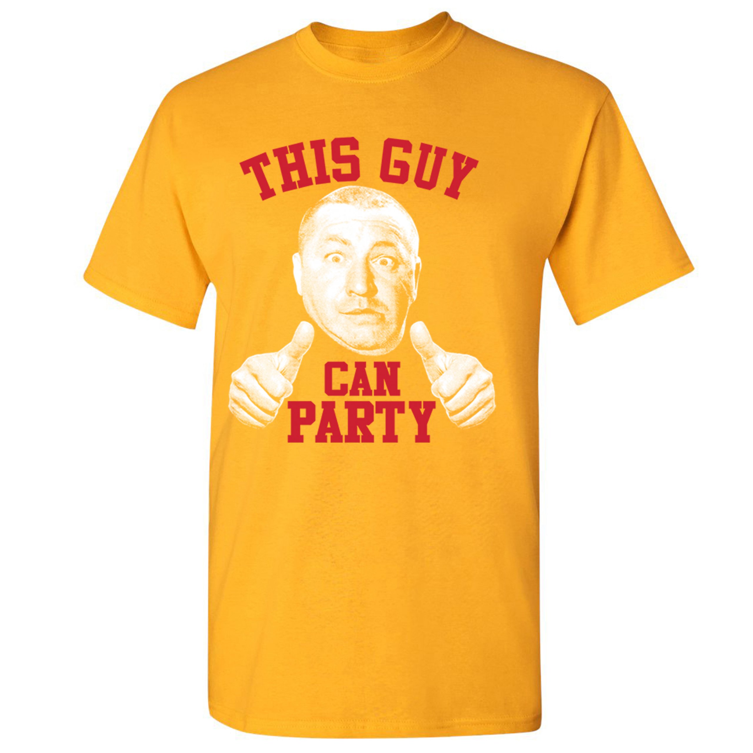 This Guy Can Party T-shirt Curly Howard The Three Stooges Men's Tee - Picture 43 of 45