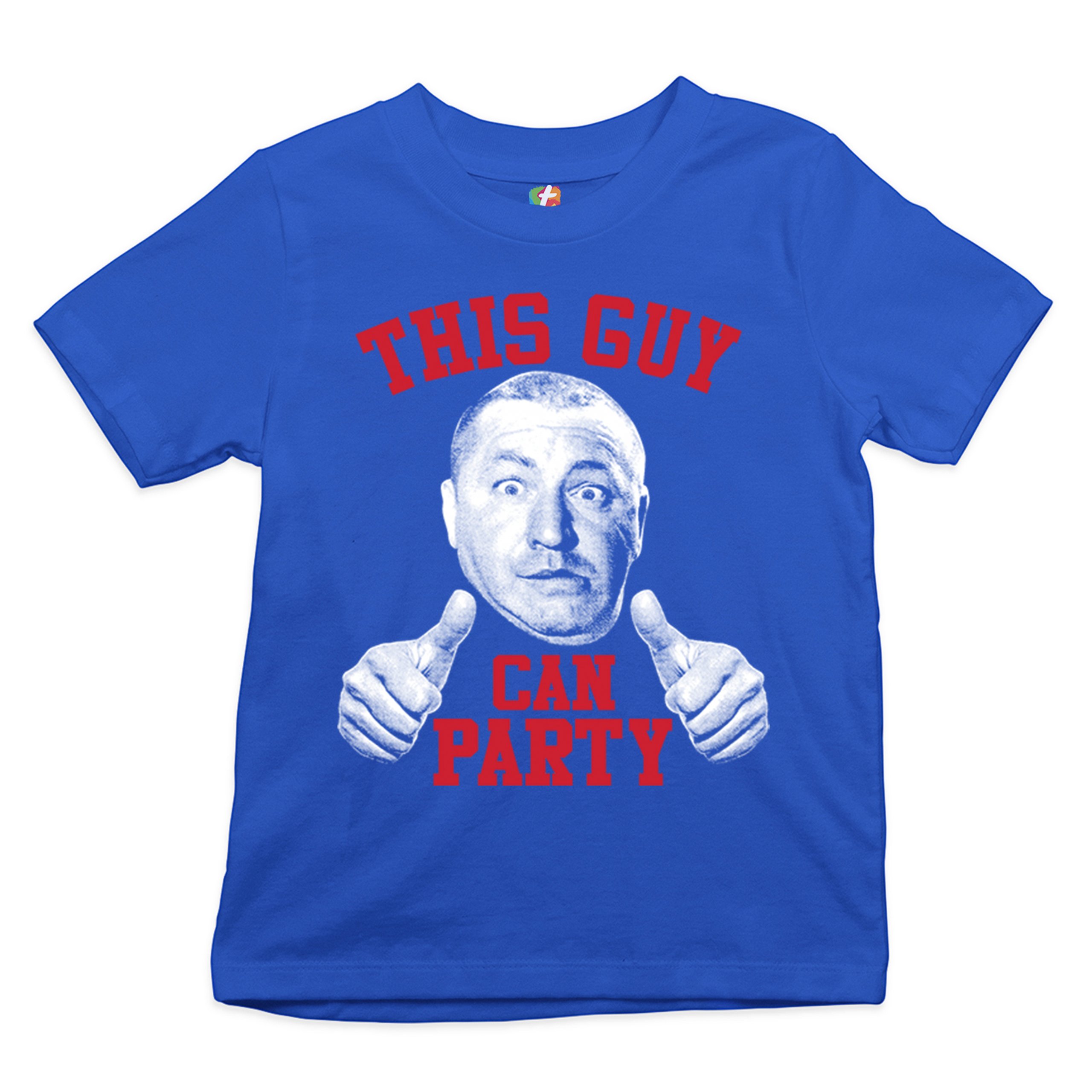 This Guy Can Party Youth T-shirt Curly Howard The Three Stooges Kids - Picture 10 of 17