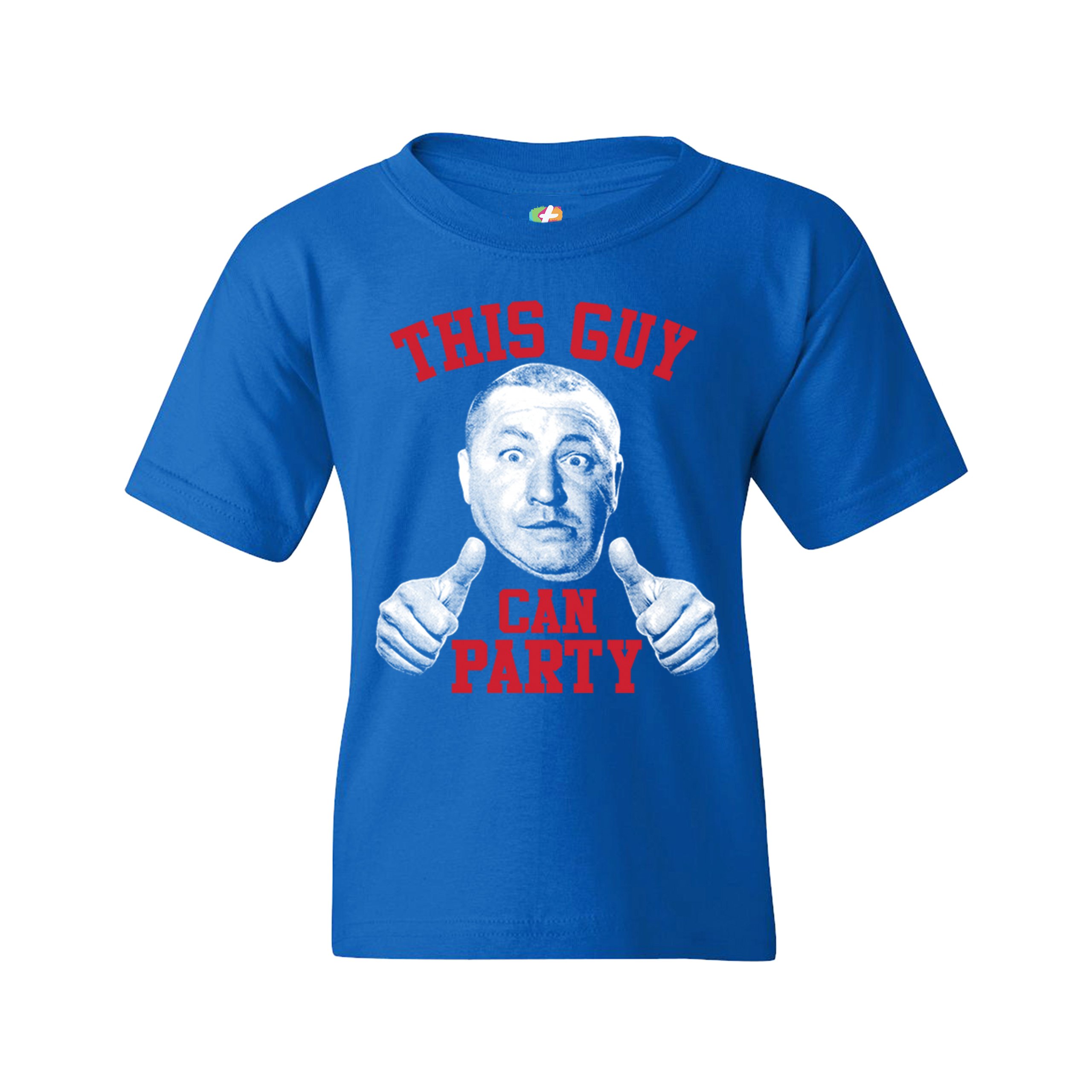 This Guy Can Party Youth T-shirt Curly Howard The Three Stooges Kids - Picture 11 of 17