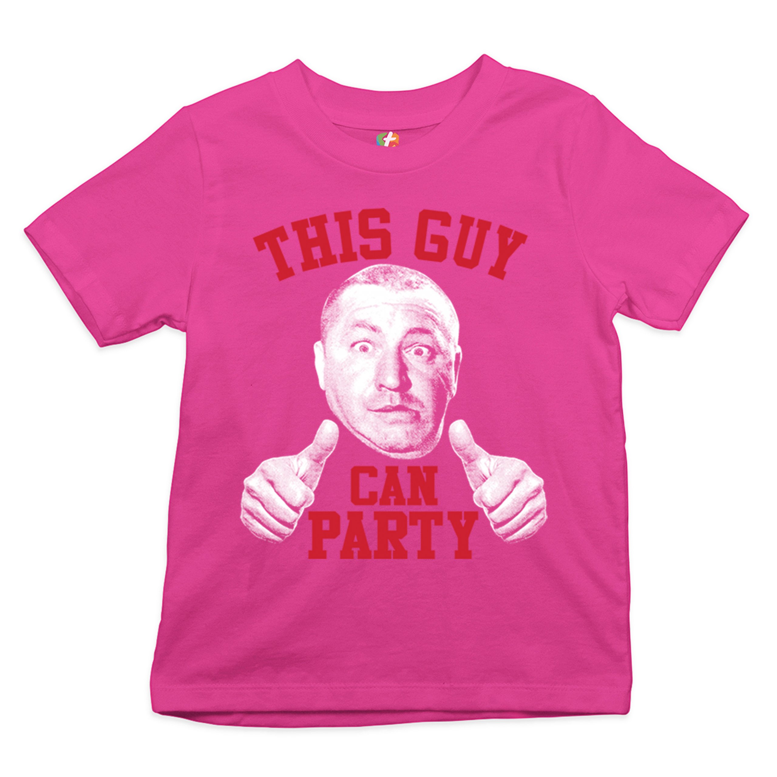 This Guy Can Party Youth T-shirt Curly Howard The Three Stooges Kids - Picture 14 of 17