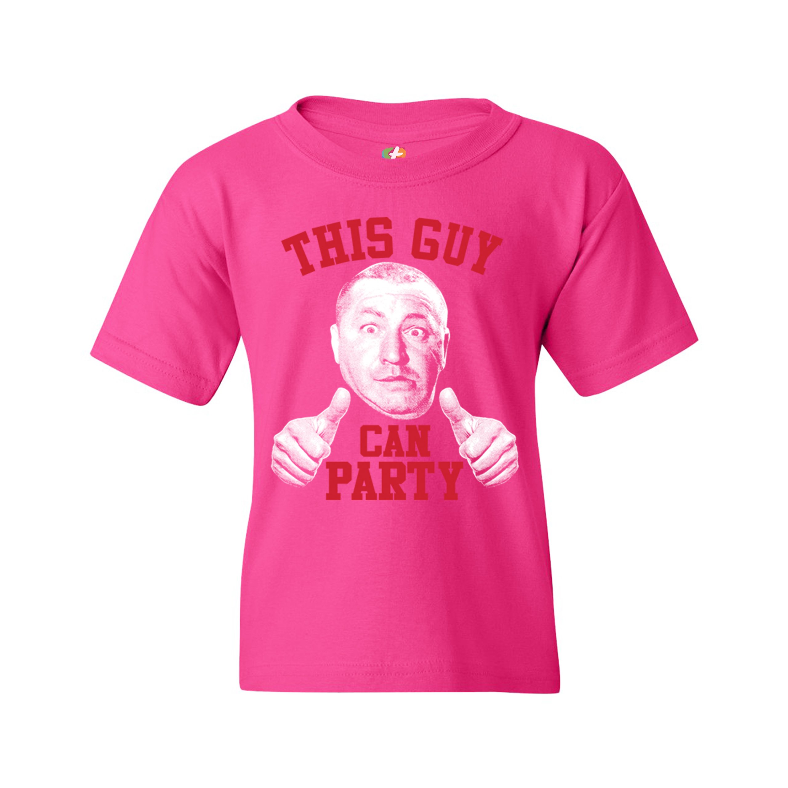 This Guy Can Party Youth T-shirt Curly Howard The Three Stooges Kids - Picture 15 of 17
