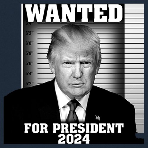 Donald Trump Wanted for President 2024 Women's Tank Top Mugshot MAGA America - Picture 25 of 36