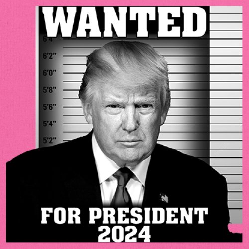 Donald Trump Wanted for President 2024 Women's Tank Top Mugshot MAGA America - Picture 32 of 36