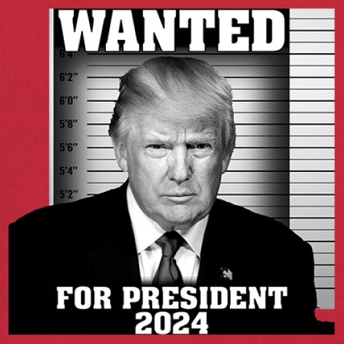 Donald Trump Wanted for President 2024 Women's Tank Top Mugshot MAGA America - Picture 11 of 36