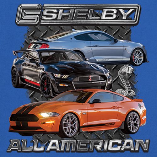 Shelby All American Cobra Women's Long Sleeve T-shirt Mustang Muscle Car Racing