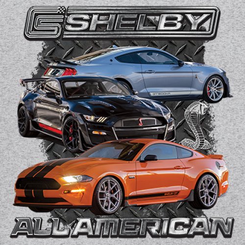 Shelby All American Cobra Women's Long Sleeve T-shirt Mustang Muscle Car Racing