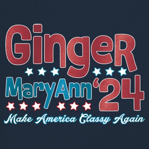 Ginger MaryAnn 24 Make America Classy Again Women's Long Sleeve T-shirt Classic - Picture 32 of 50