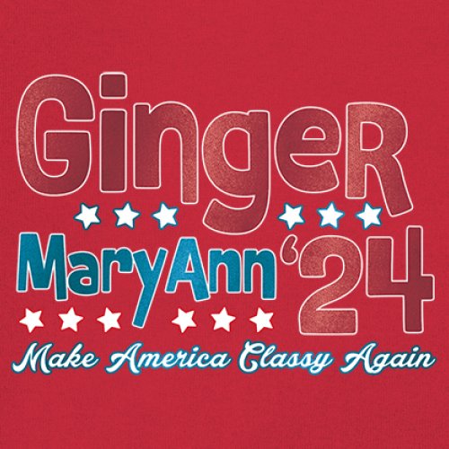 Ginger MaryAnn 24 Make America Classy Again Women's Long Sleeve T-shirt Classic - Picture 18 of 50