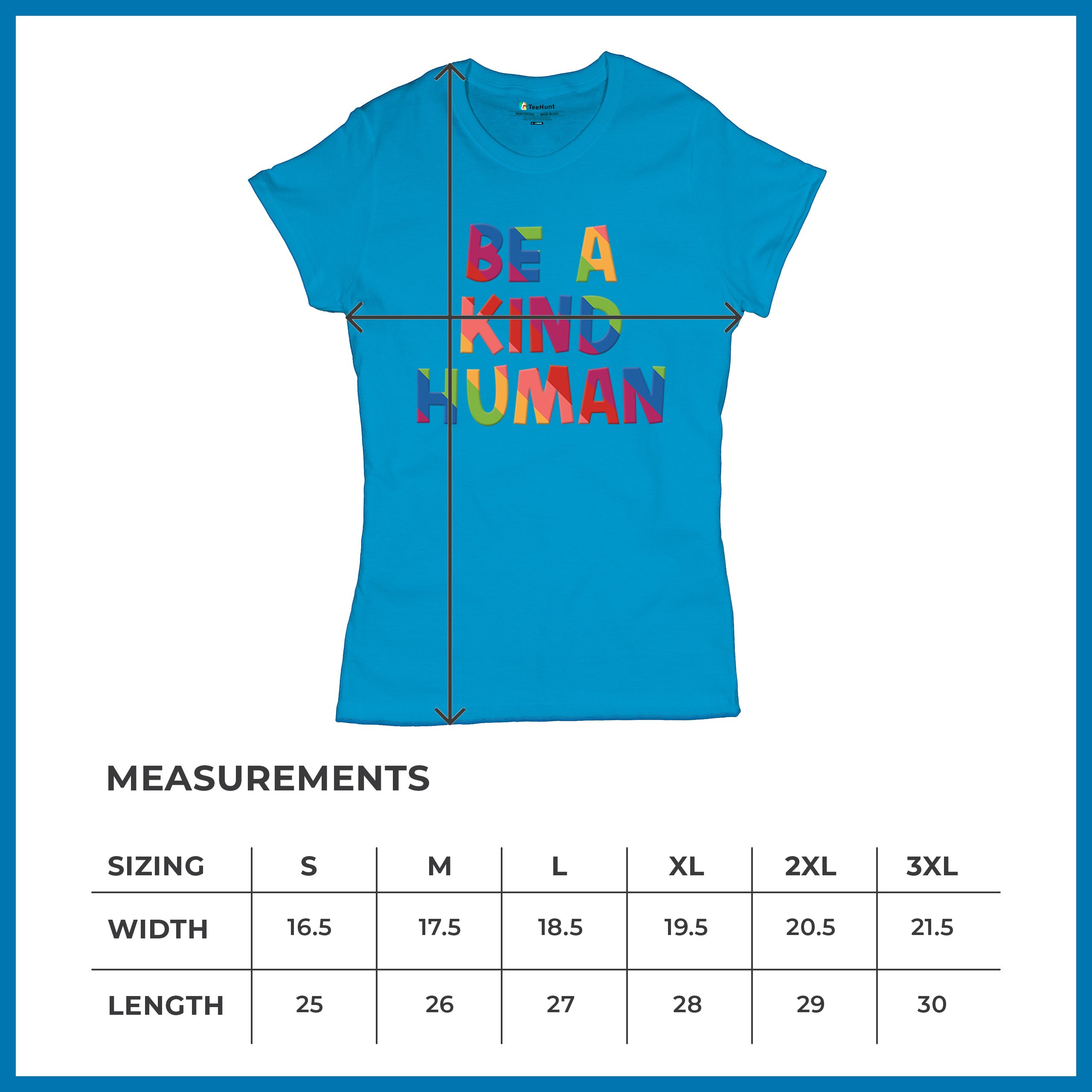 Be a Kind Human Puff Print T-Shirt Positive Message Diversity Peace Women's Tee - Picture 43 of 50