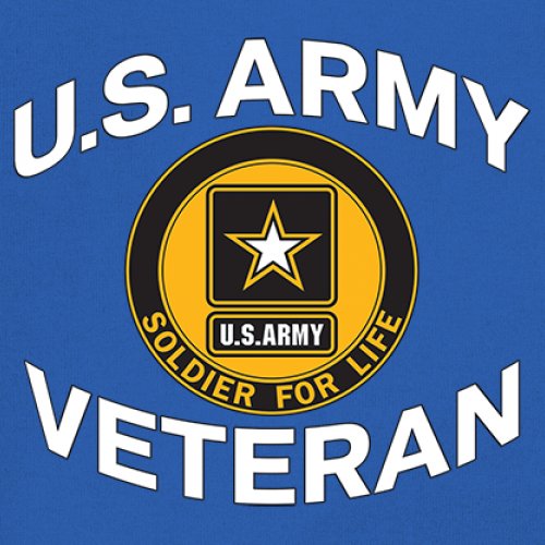 US Army Veteran Soldier For Life Sweatshirt Military DD 214 Patriotic Crewneck