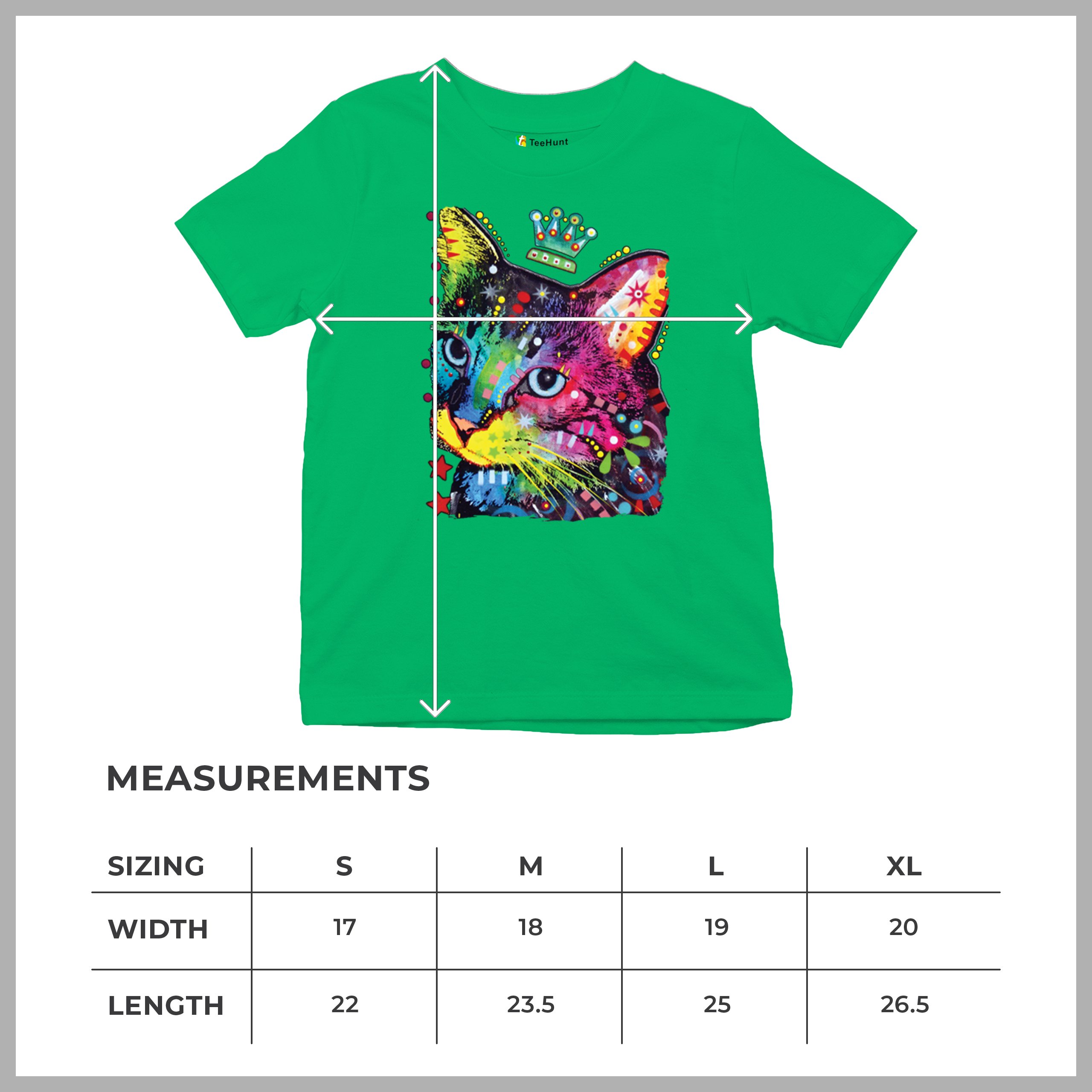 Cute Thinking Crowned Cat Youth T-shirt Dean Russo Colorful Kitten Kids - Picture 36 of 50