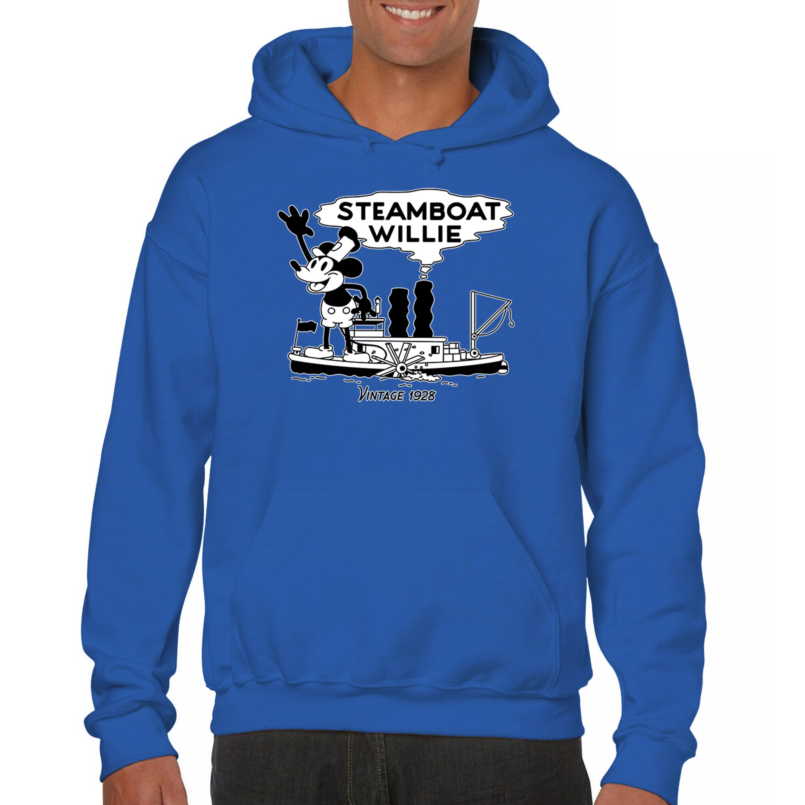 Steamboat Willie Vintage 1928 Sweatshirt Classic Timeless Tradition Hoodie - Picture 44 of 57
