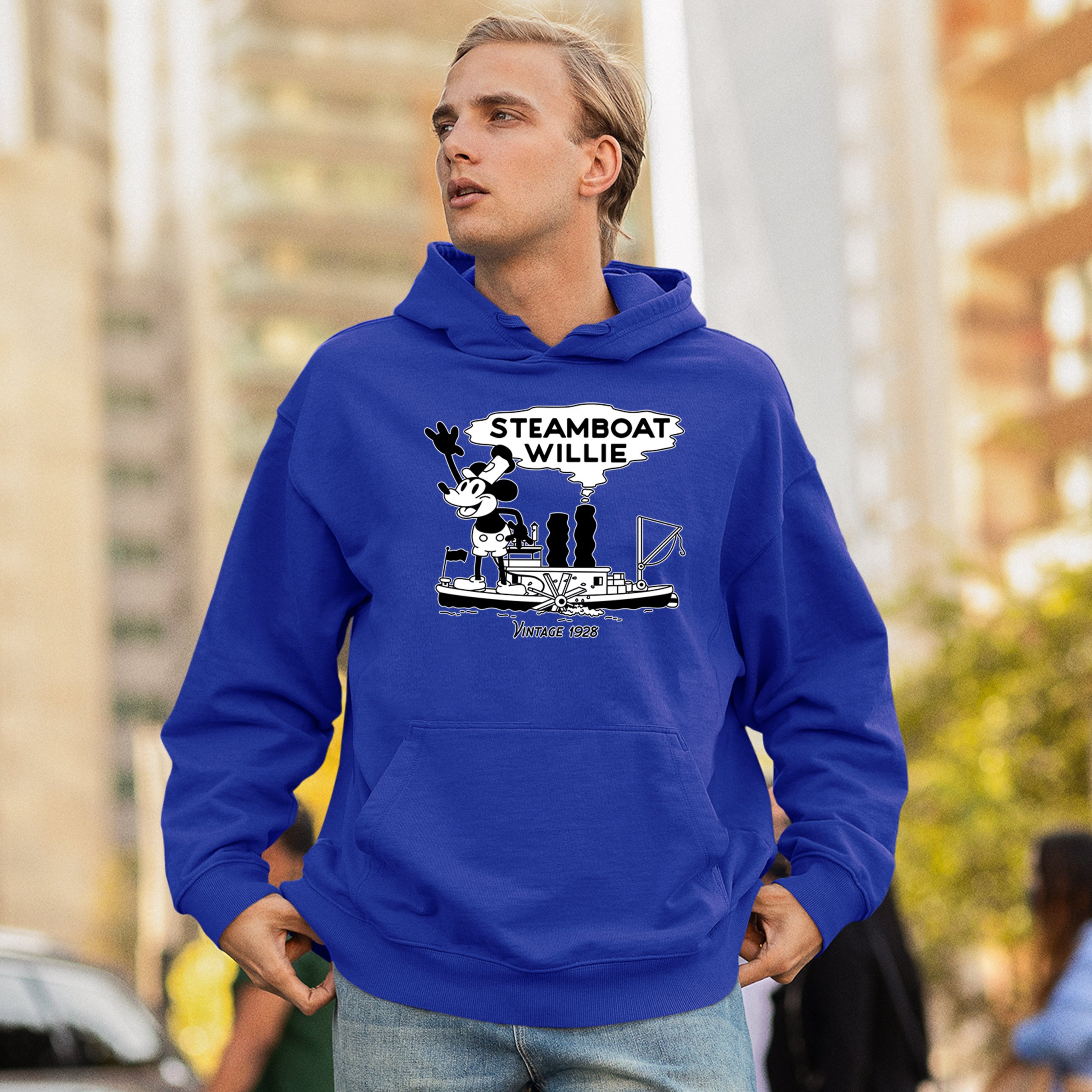 Steamboat Willie Vintage 1928 Sweatshirt Classic Timeless Tradition Hoodie - Picture 47 of 57