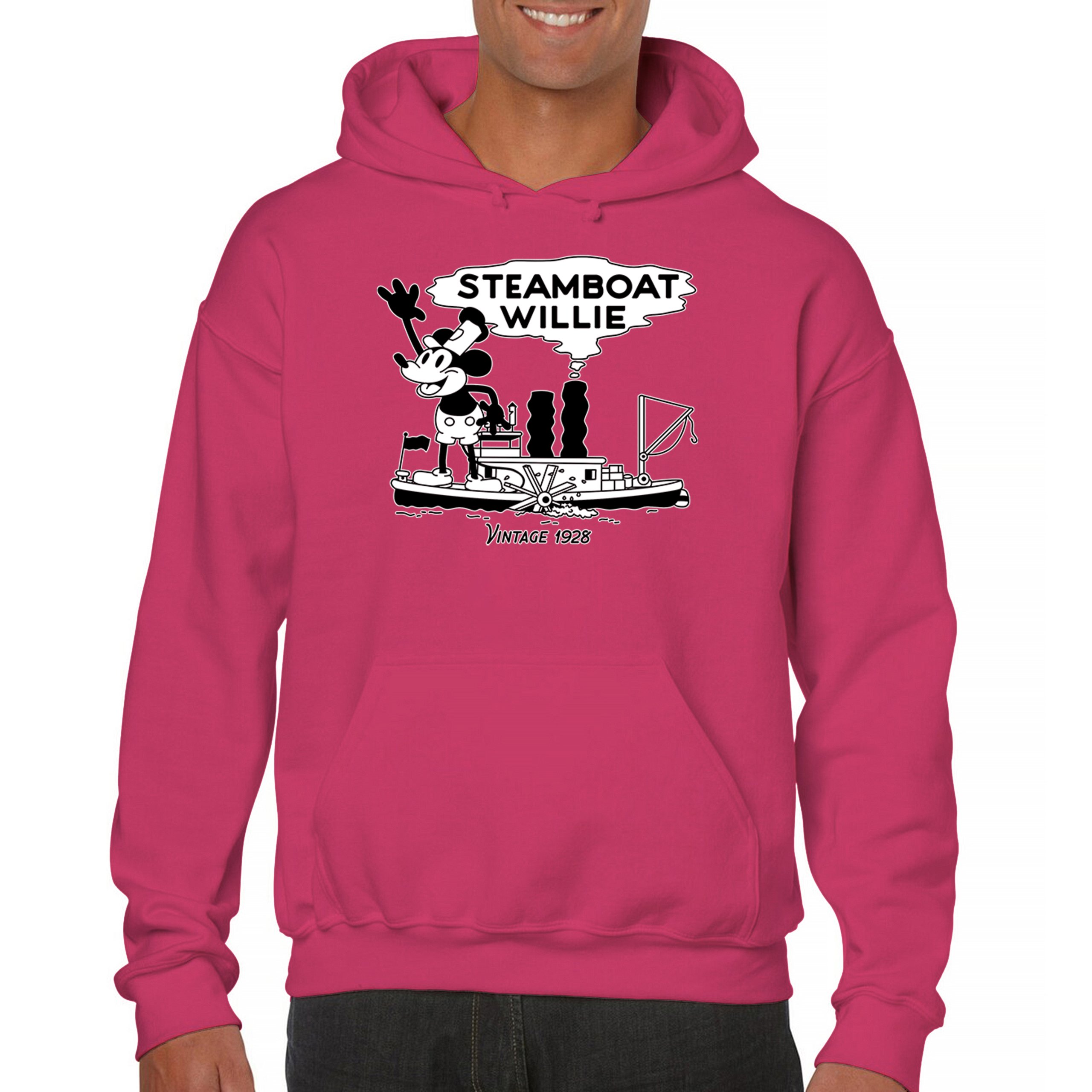 Steamboat Willie Vintage 1928 Sweatshirt Classic Timeless Tradition Hoodie - Picture 51 of 57