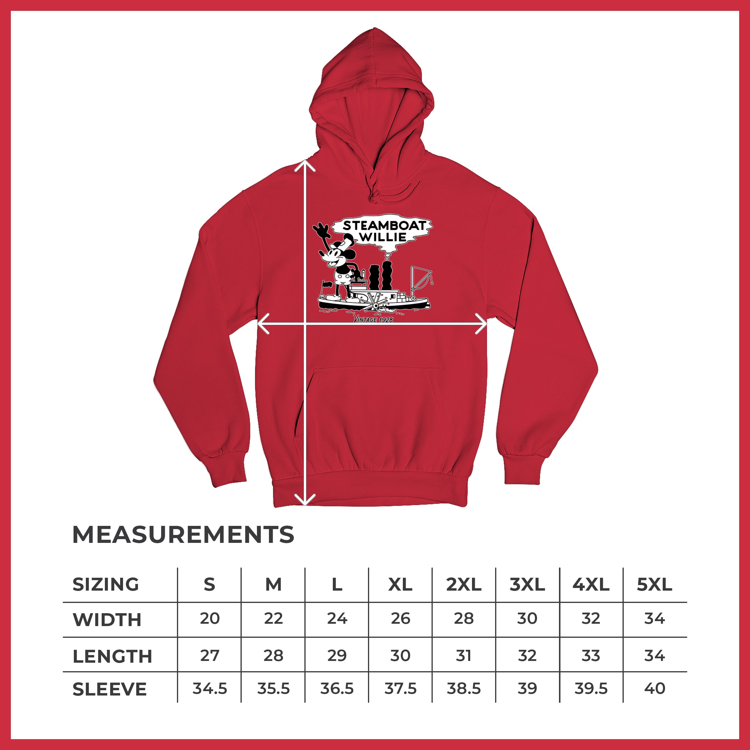 Steamboat Willie Vintage 1928 Sweatshirt Classic Timeless Tradition Hoodie - Picture 8 of 57