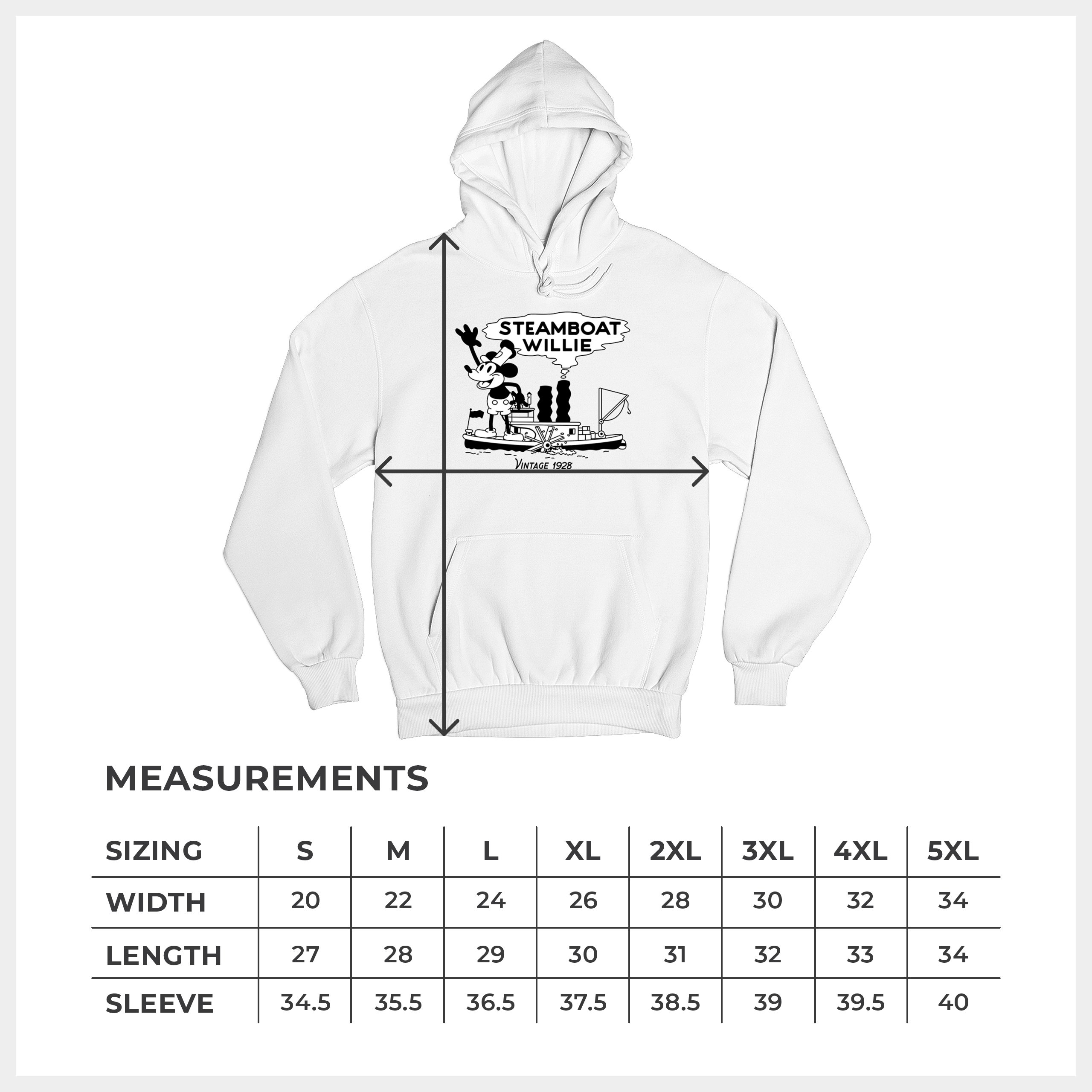 Steamboat Willie Vintage 1928 Sweatshirt Classic Timeless Tradition Hoodie - Picture 43 of 57
