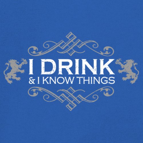Drink & Know Things Women's Long Sleeve T-shirt Drinker Humor Witty Alcohol Bar - Picture 25 of 29