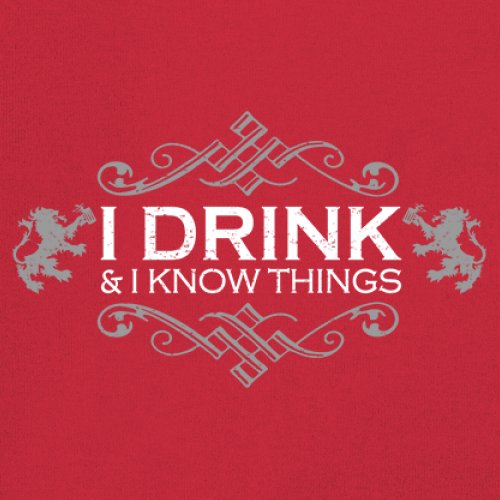 Drink & Know Things Women's Long Sleeve T-shirt Drinker Humor Witty Alcohol Bar - Picture 11 of 29