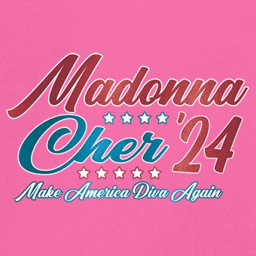 Madonna Cher 2024 Make America Diva Again Women's Tank Top Pop Culture Icon - Picture 32 of 36