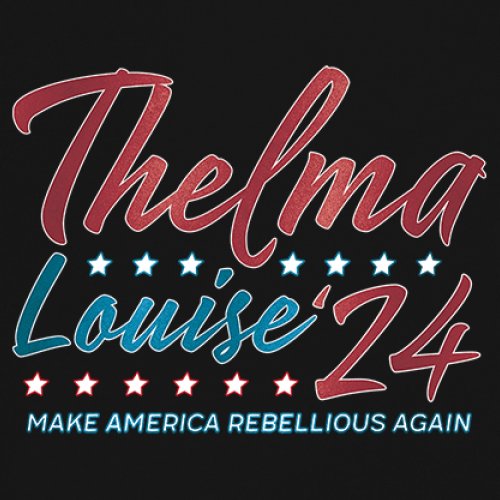 ALTRA Canotta uomo Thelma and Louise 24 Make America Rebellious Again Friends