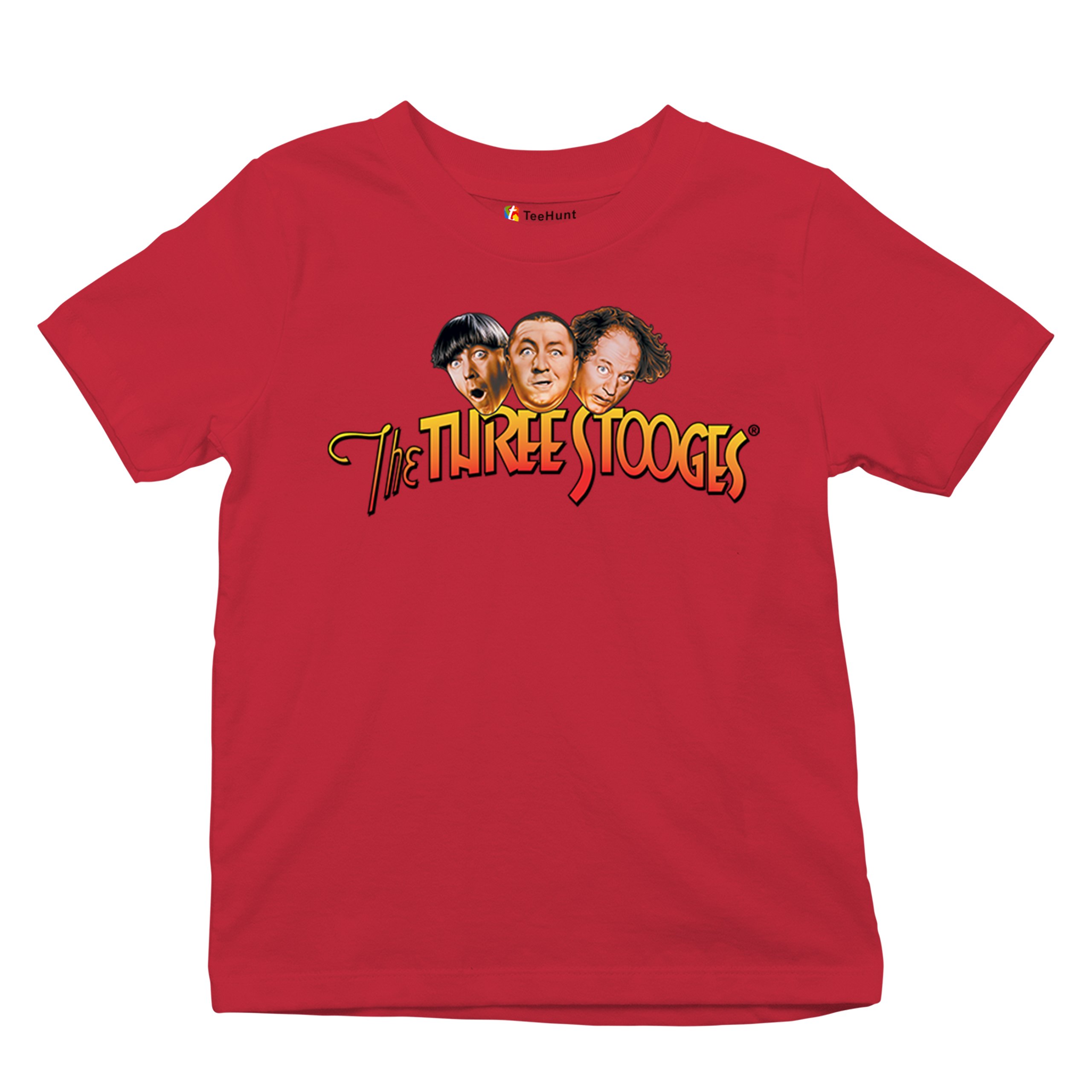 The Three Stooges Youth T-shirt Funny 3 Wise Guys Curly Moe Larry Shemp Kids - Picture 20 of 50
