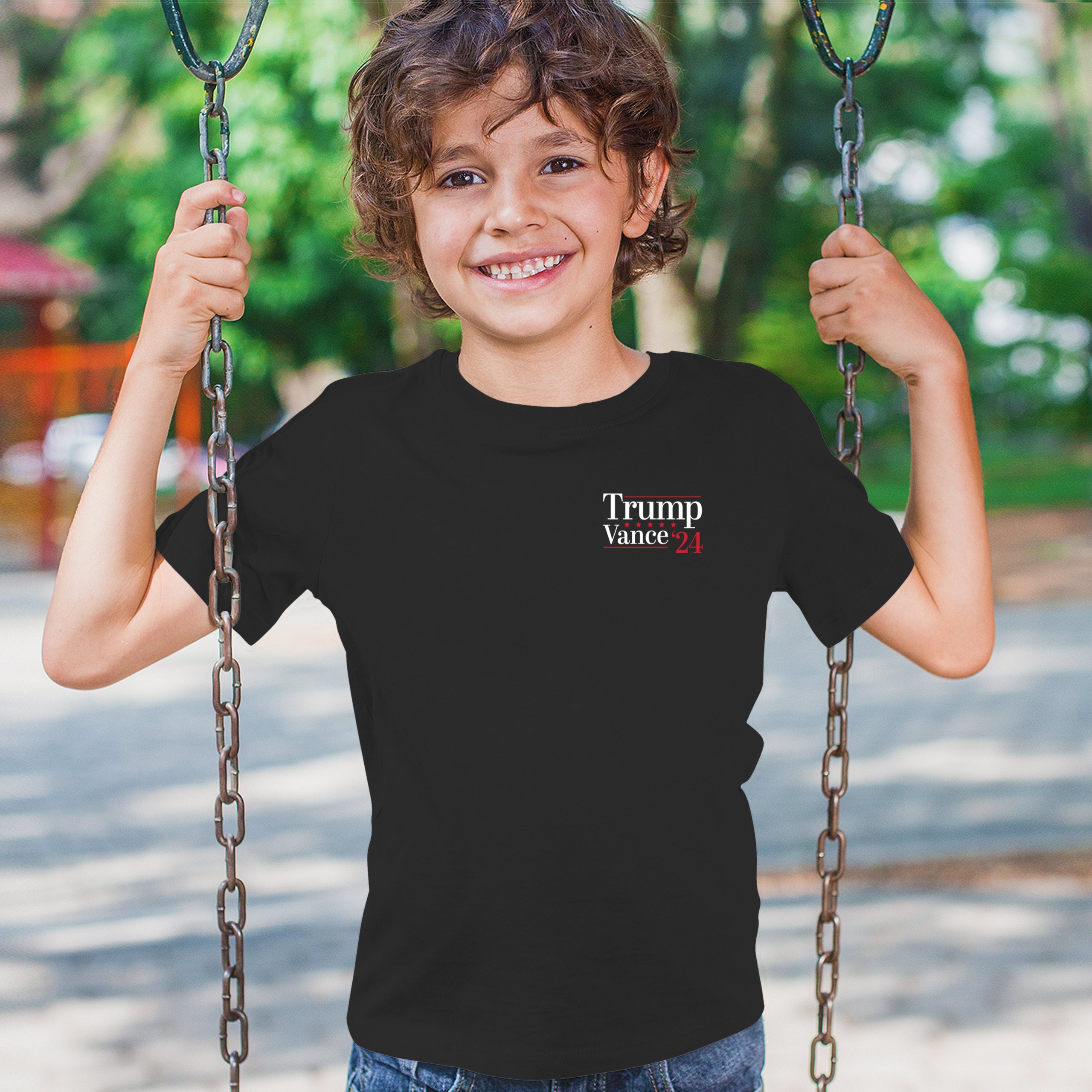 Vote Donald Trump JD Vance 24 Youth T-shirt MAGA 2024 Take America Back Kids - Picture 5 of 29