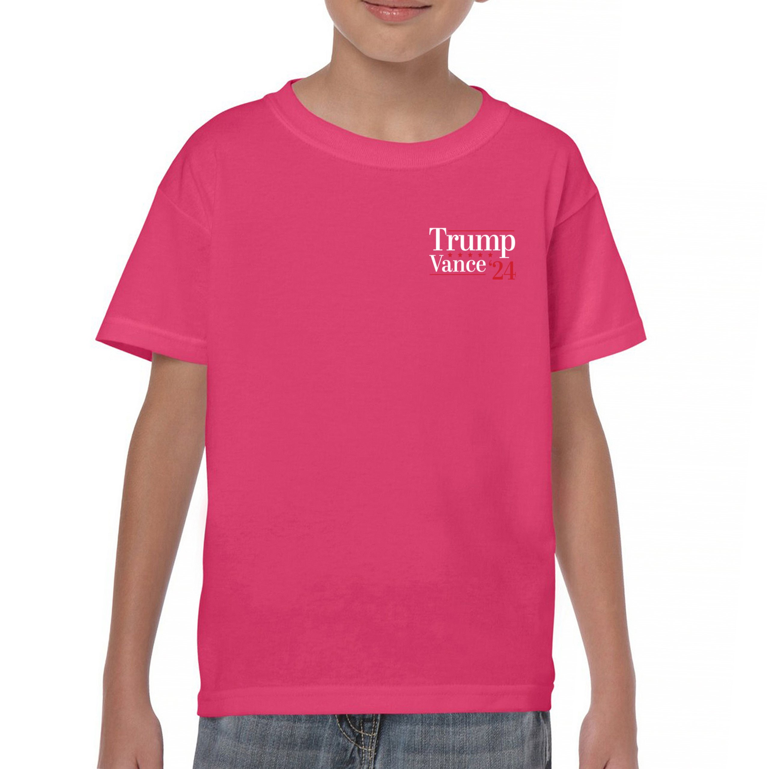 Vote Donald Trump JD Vance 24 Youth T-shirt MAGA 2024 Take America Back Kids - Picture 23 of 29