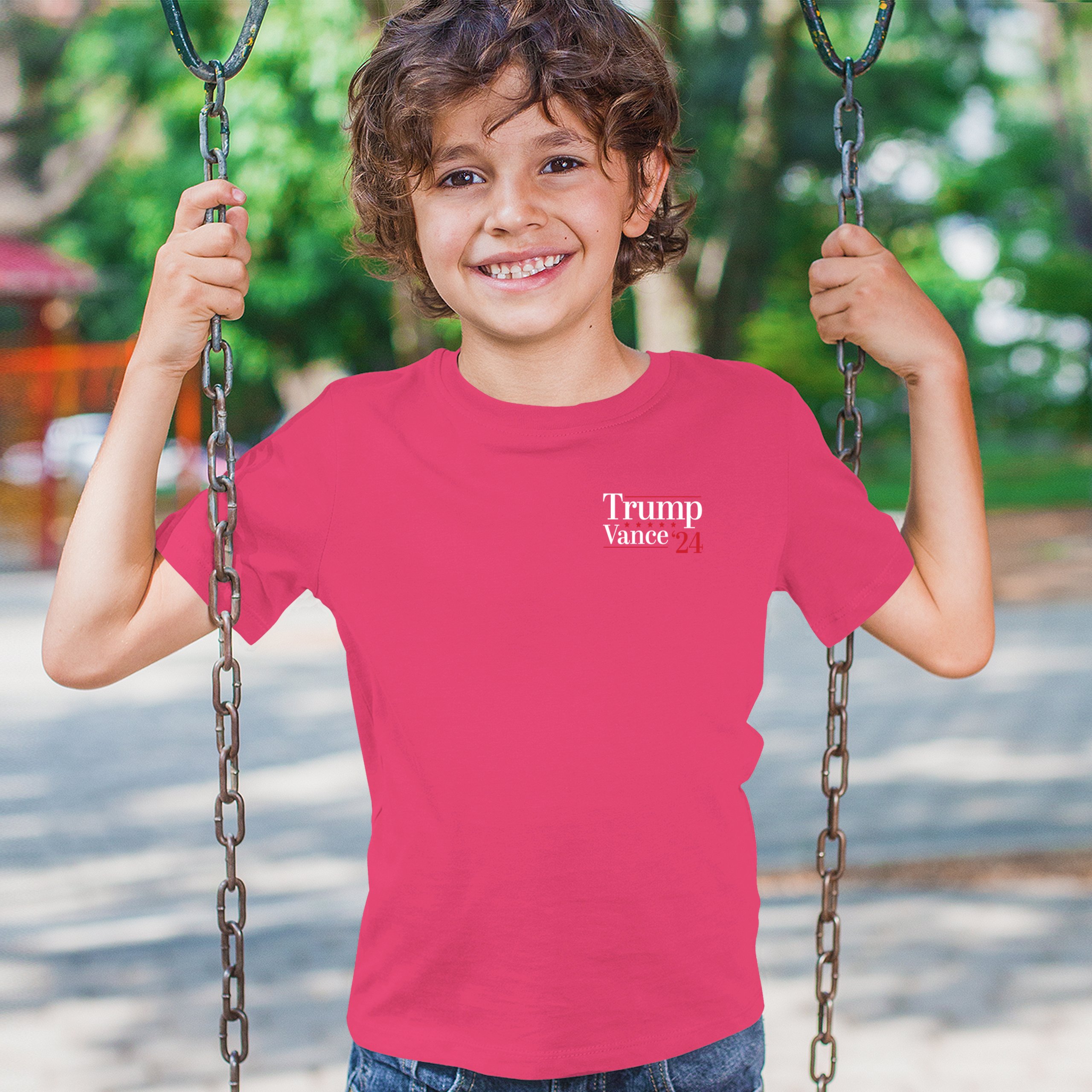 Vote Donald Trump JD Vance 24 Youth T-shirt MAGA 2024 Take America Back Kids - Picture 26 of 29