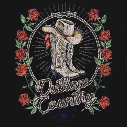Outlaw Country Cowgirl Boots Roses Youth T-shirt Western Rodeo Floral Hat Kids - Picture 4 of 50