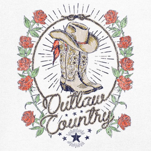 Outlaw Country Cowgirl Boots Roses Youth T-shirt Western Rodeo Floral Hat Kids - Picture 25 of 50