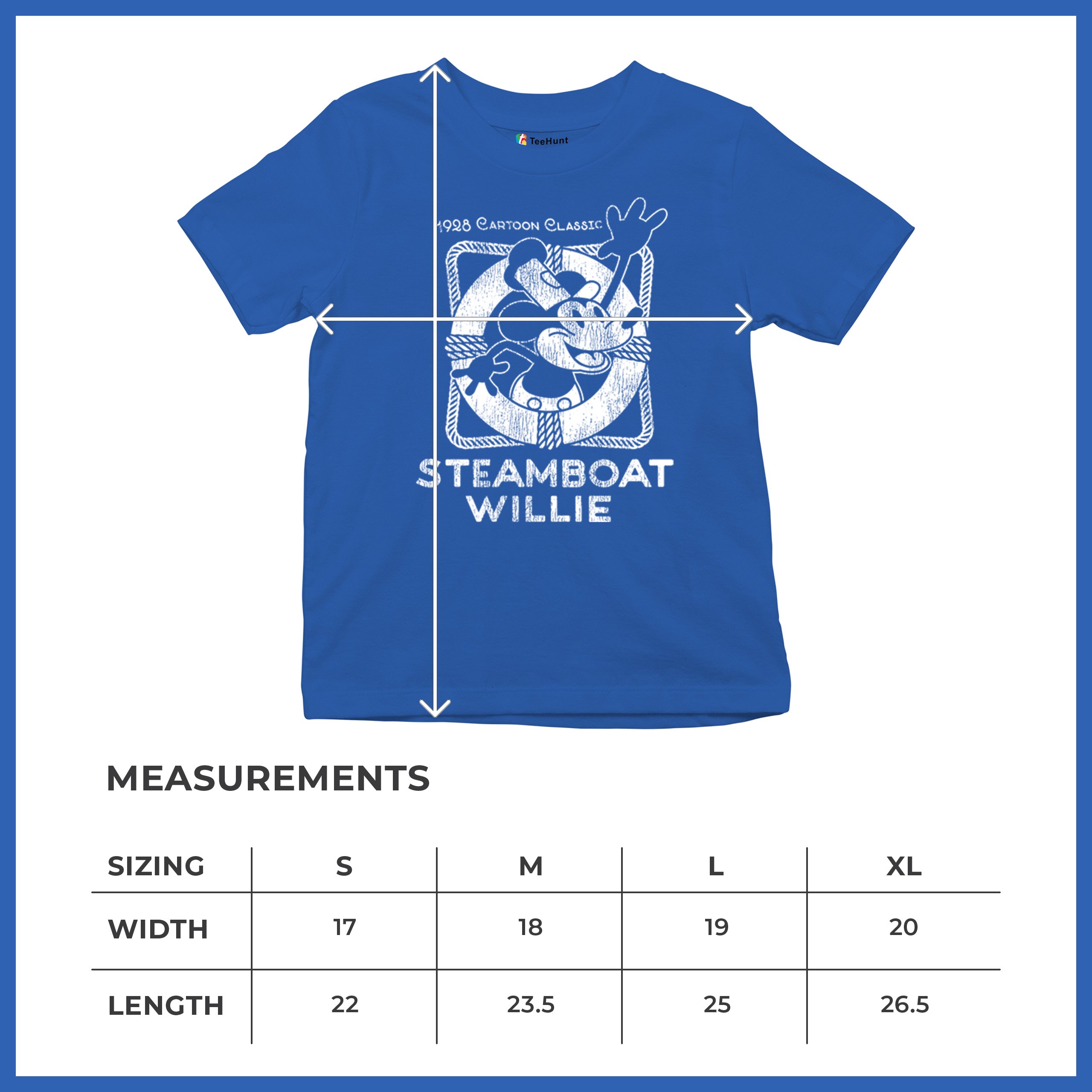 Steamboat Willie Vintage Life Preserver Youth T-shirt Cartoon Classic Kids - Picture 29 of 29