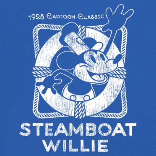 Steamboat Willie Vintage Life Preserver Youth T-shirt Cartoon Classic Kids - Picture 25 of 29
