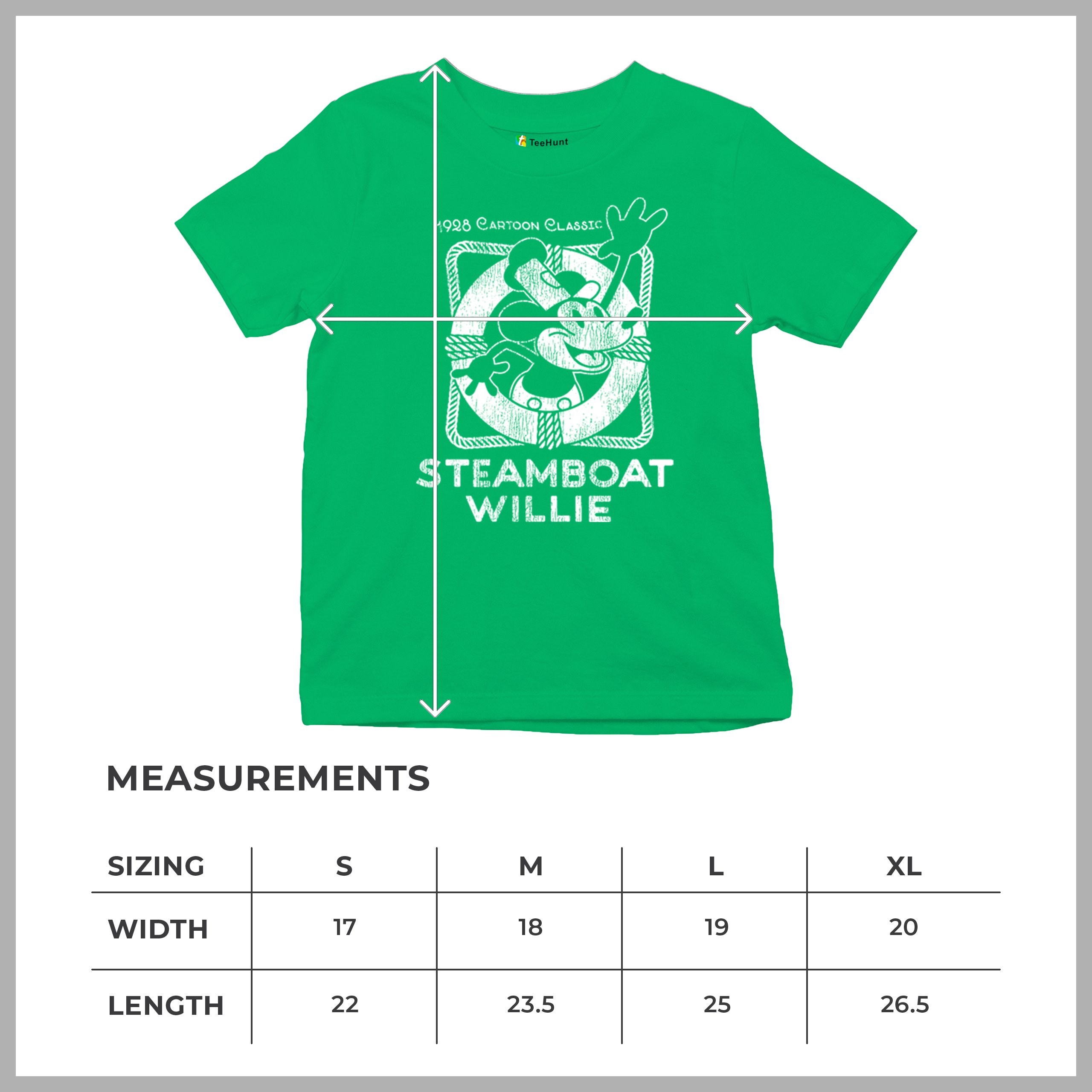 Steamboat Willie Vintage Life Preserver Youth T-shirt Cartoon Classic Kids - Picture 22 of 29