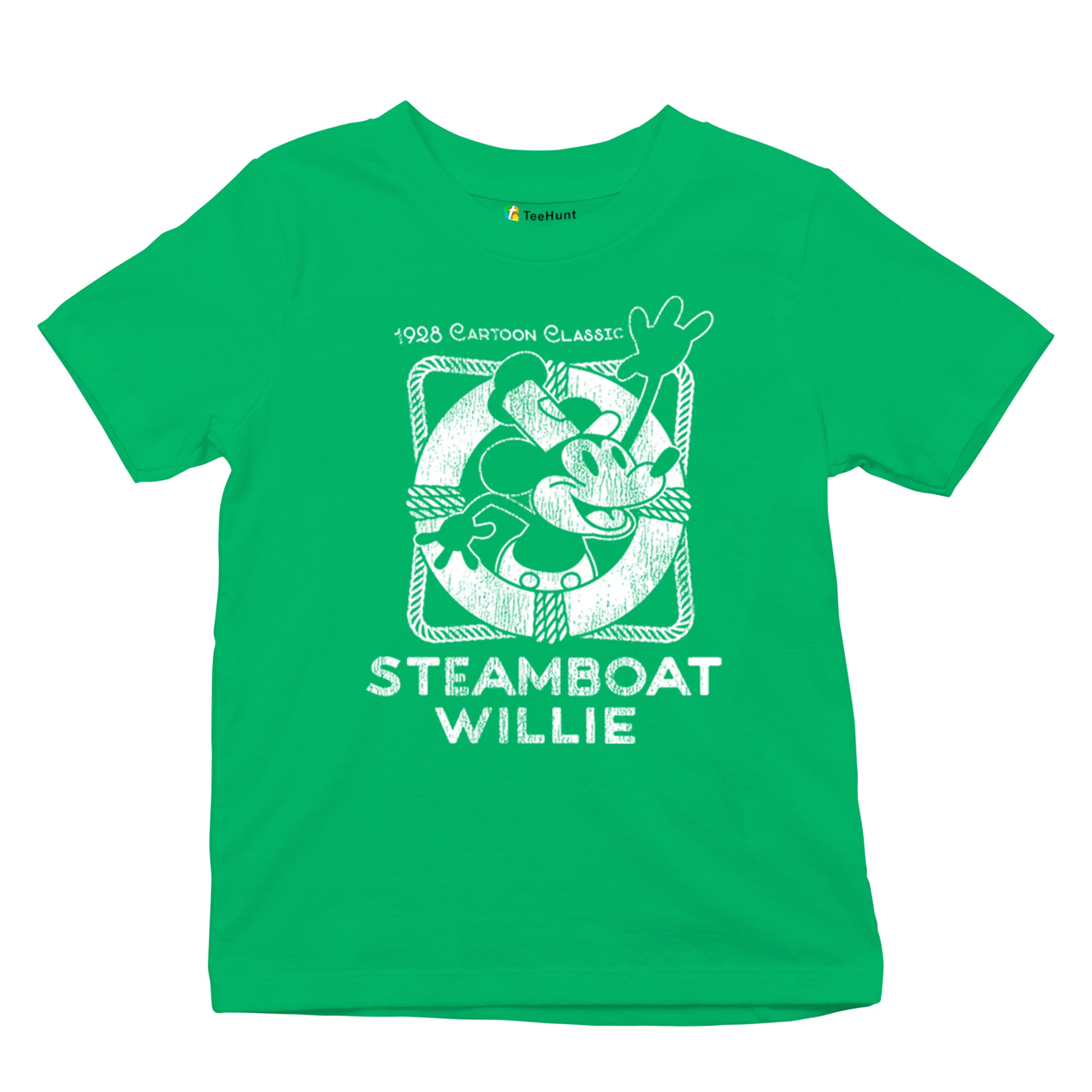 Steamboat Willie Vintage Life Preserver Youth T-shirt Cartoon Classic Kids - Picture 20 of 29