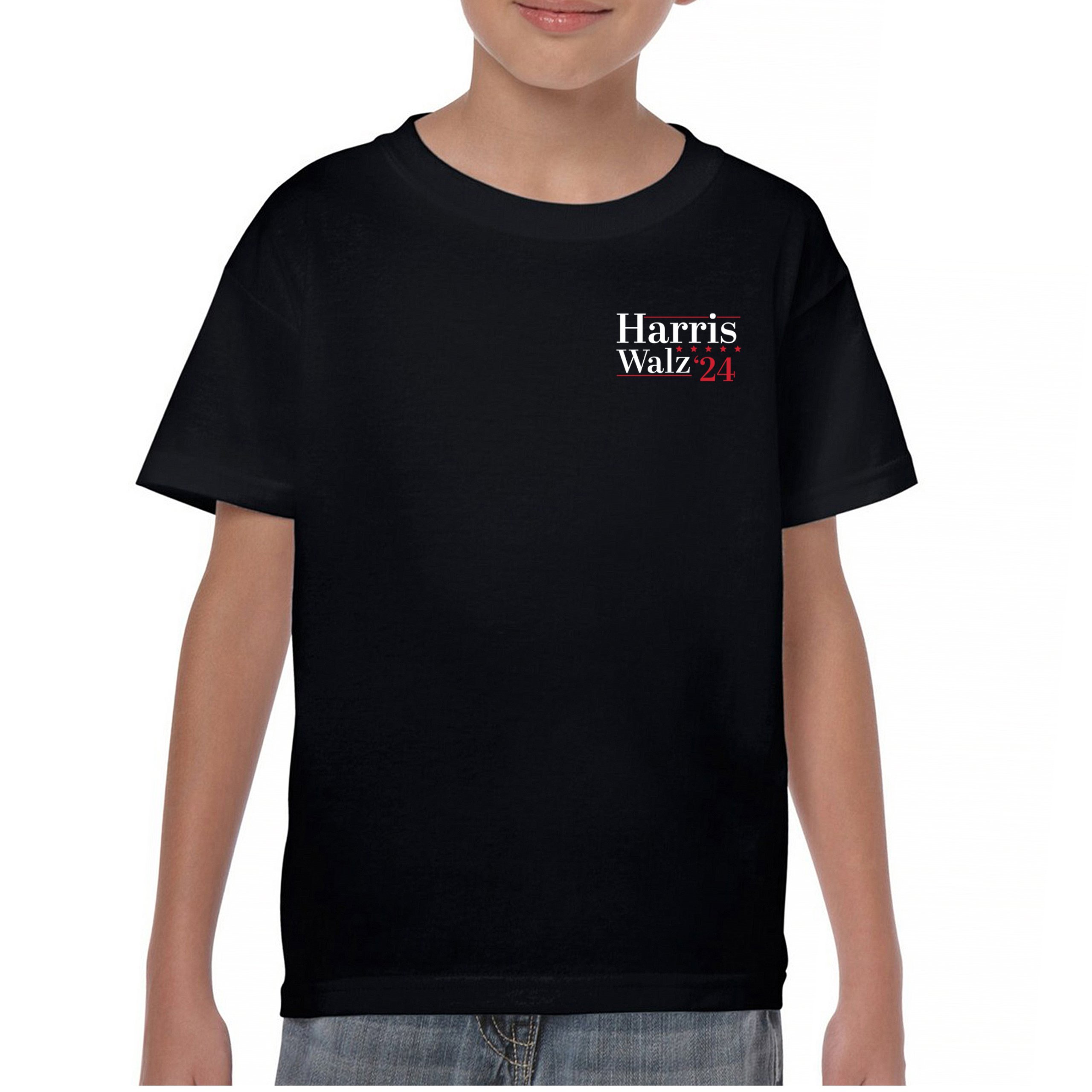 Kamala Harris Tim Walz 24 Youth T-shirt Madam President I'm Speaking 2024 Kids - Picture 2 of 15