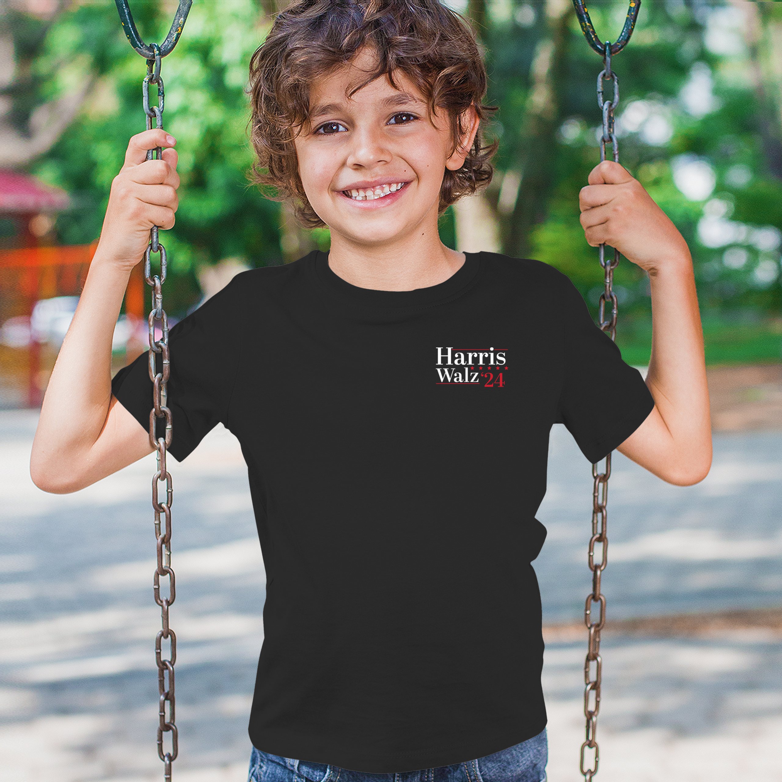Kamala Harris Tim Walz 24 Youth T-shirt Madam President I'm Speaking 2024 Kids - Picture 5 of 15