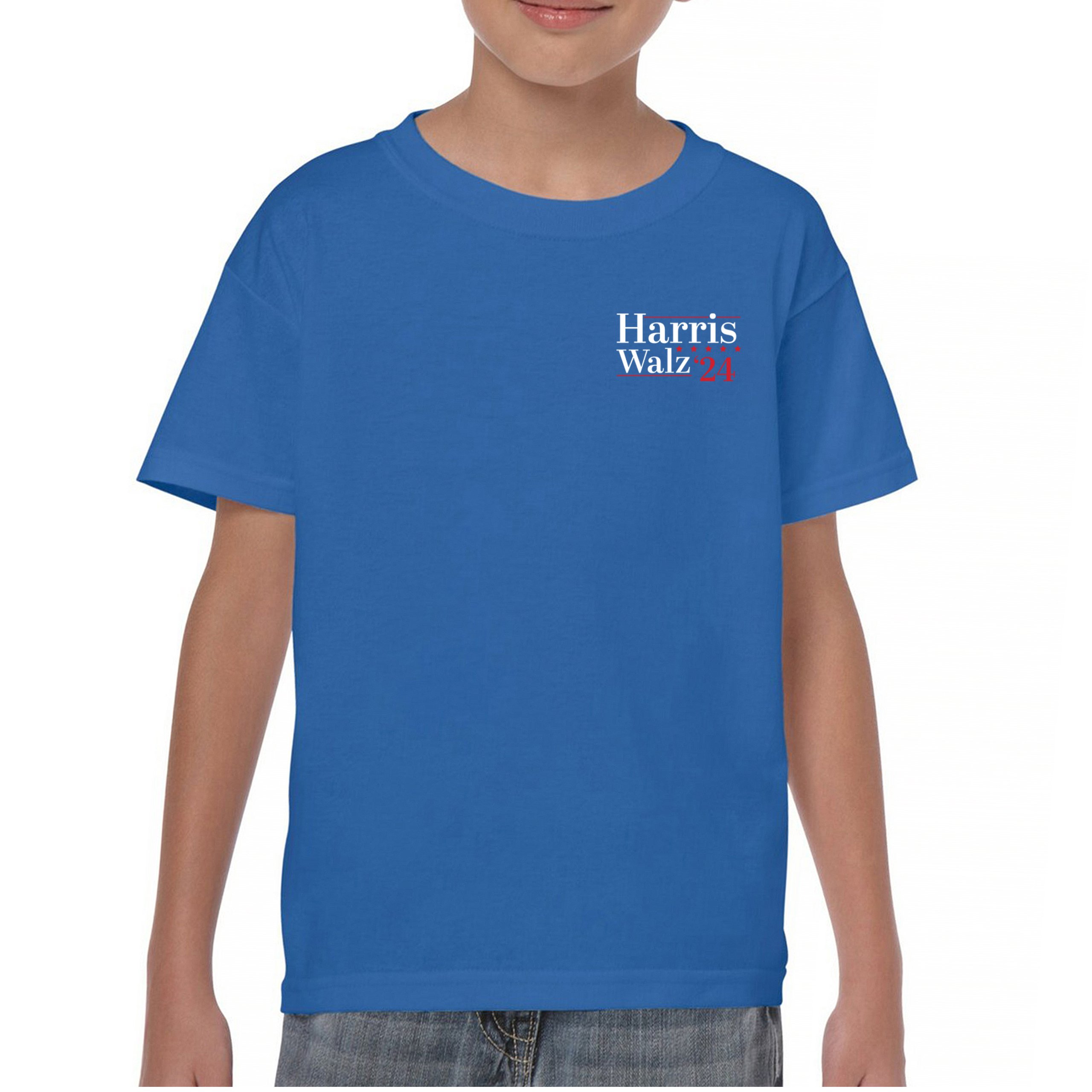 Kamala Harris Tim Walz 24 Youth T-shirt Madam President I'm Speaking 2024 Kids - Picture 9 of 15